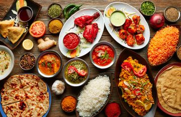 indisches Mittagessen